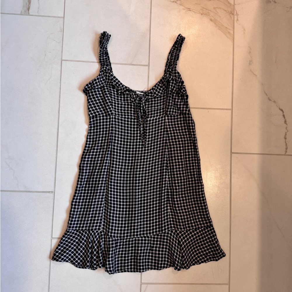 American Eagle checkered sundress